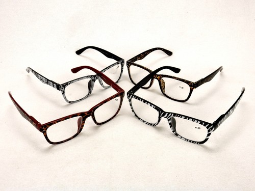 Animal Print Reading Glasses, Assorted Colors/Styles/Strength, Koenig/Kinglsey  - Afbeelding 1 van 17