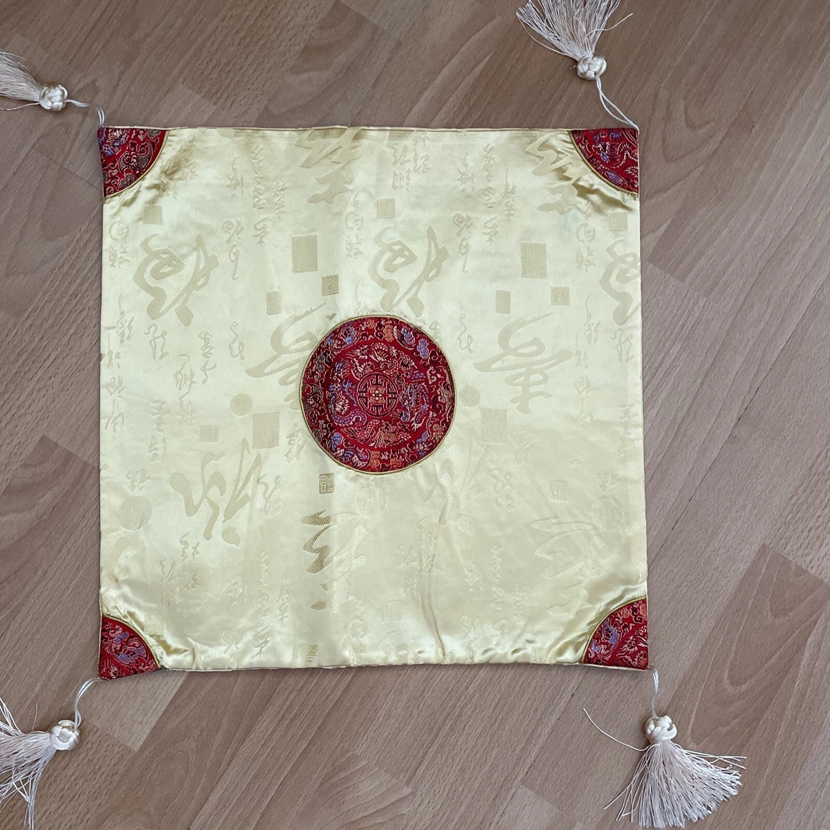 Chinese silk top cushion covers