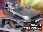 For HONDA PRELUDE V 1996 - 2001   2.doors Wind deflectors  4.pc  HEKO 17177