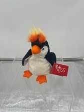 Vintage Russ Luv Pets Boomer Penguin Stuffed Animal 23176 Beanbag Plush 5  