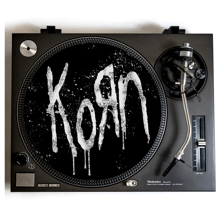 KORN Official Turntable Slipmat for 12-Inch Vinyl DJ Players – Nu Metal Design-image