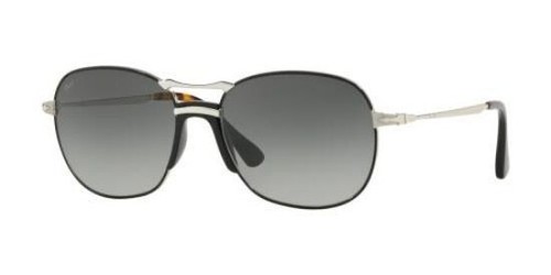 Persol Herrensonnenbrille PO2449S 107471 silber/graue Gläser