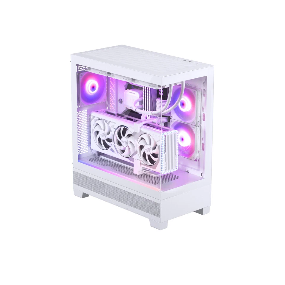 Phanteks XT View ATX Steel Tempered Glass PC Case - White - Image 4 of 4