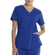 Scrubstar Women's Active V-Neck Top with Drawstring Pants Set