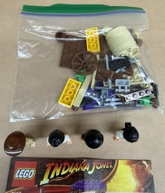 LEGO Indiana Jones 7195 Ambush in Cairo 4 Minifigures 79 Pieces No Box Pre-Owned