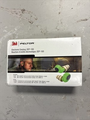 3M Peltor EEP100 Electronic Earplugs - Green
