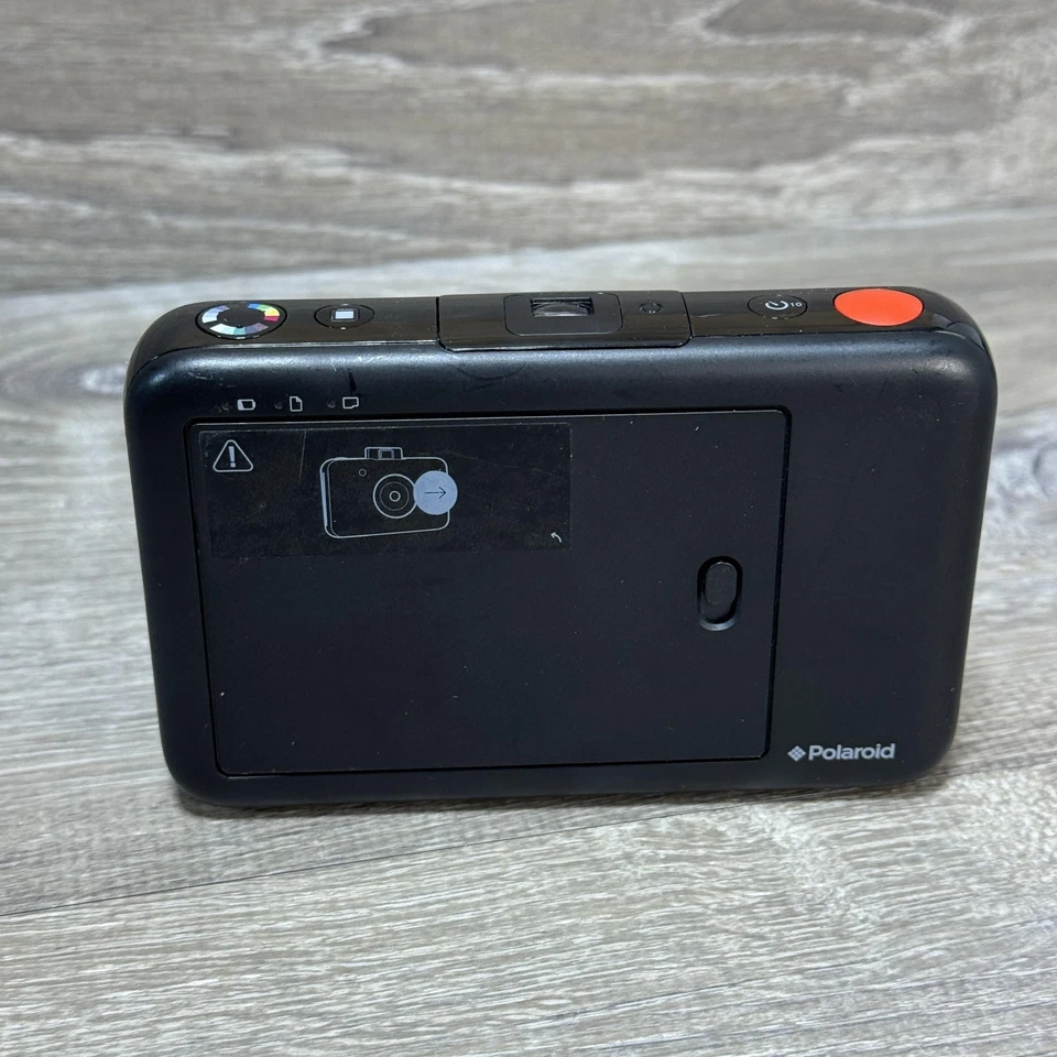 Polaroid Snap Instant Digital Camera Printer Black Model POLSP01 MicroSD f2.8 - Image 4 of 4