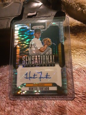 2025 Panini  Sensational Signatures Hunter Furtado, #SS-HF Pulsar Prizm 2/199