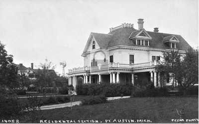 Residence Section Port Austin Michigan MI - Reprint