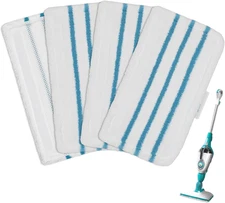 4Pack Steam Mop Pads Replacement for Black+Decker Steam Mop SM1600, SM1610, SM16