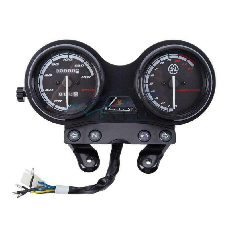 12V Motorcycle Odometer Speedometer Tachometer Oil Gauge Meter For Yamaha YBR125 - Image 2 of 4