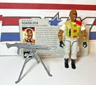 GI Joe Roadblock v2 1986 *100% COMPLETE w/File Card, Near Mint!* Vintage ARAH