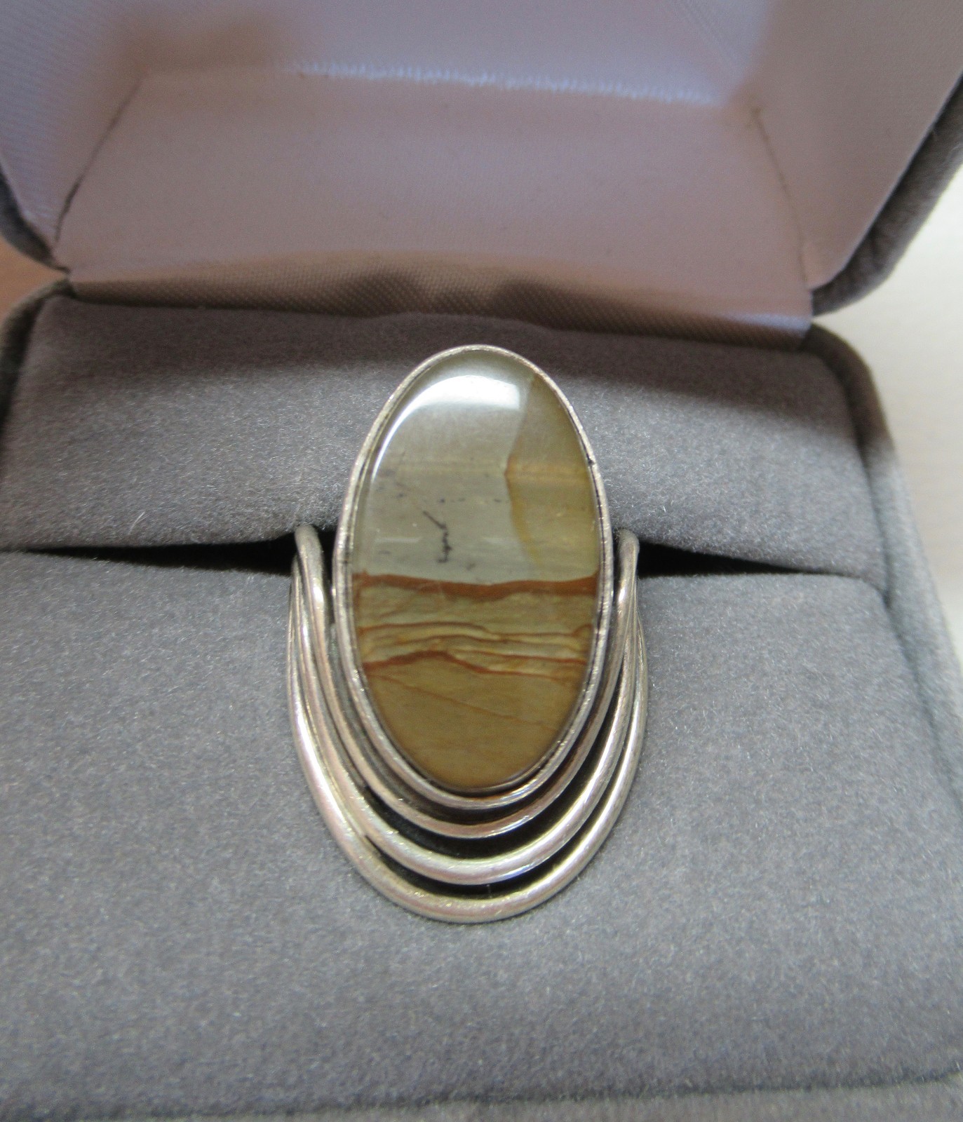 Signed Native American Solid 925 Sterling Silver … - image 1