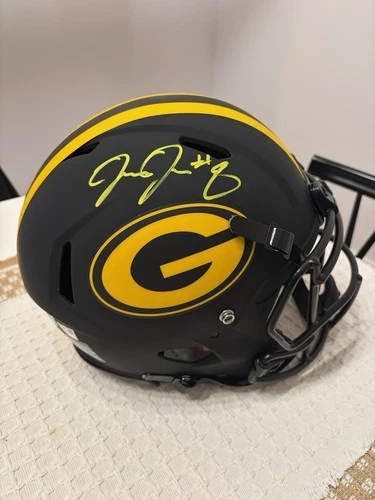 Green Bay Packers Josh Jacobs, Signed Eclipse Authentic Proline Helmet Beckett