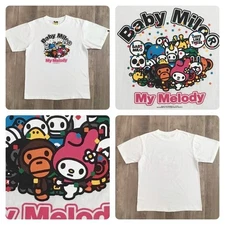 BAPE × Sanrio My Melody Milo T-Shirt White A Bathing Ape Size M