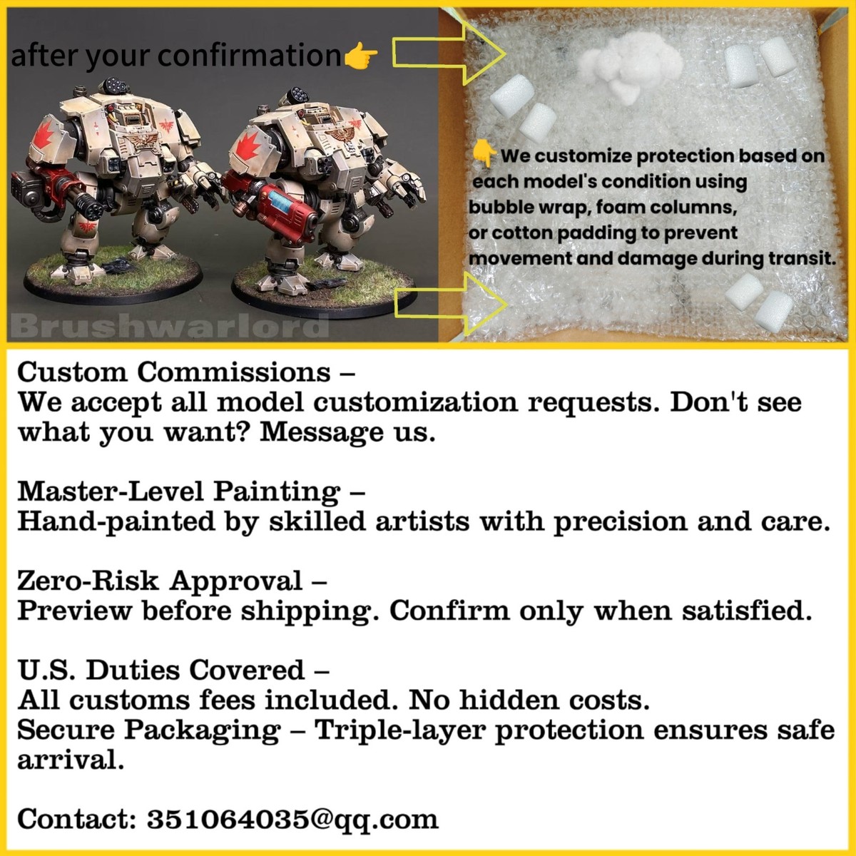 Warhammer 40K Orks Gorkanaut Morkanaut Painted Presale Get Free