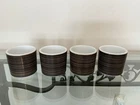 Vintage 1960’s Pyrex Terra Mugs 13oz. Set Of 4