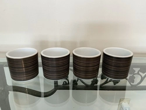 Vintage 1960’s Pyrex Terra Mugs 13oz. Set Of 4