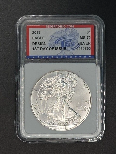 American Eagle MS 70 Graded 2013 Silver Bullion Coins for sale | eBay
