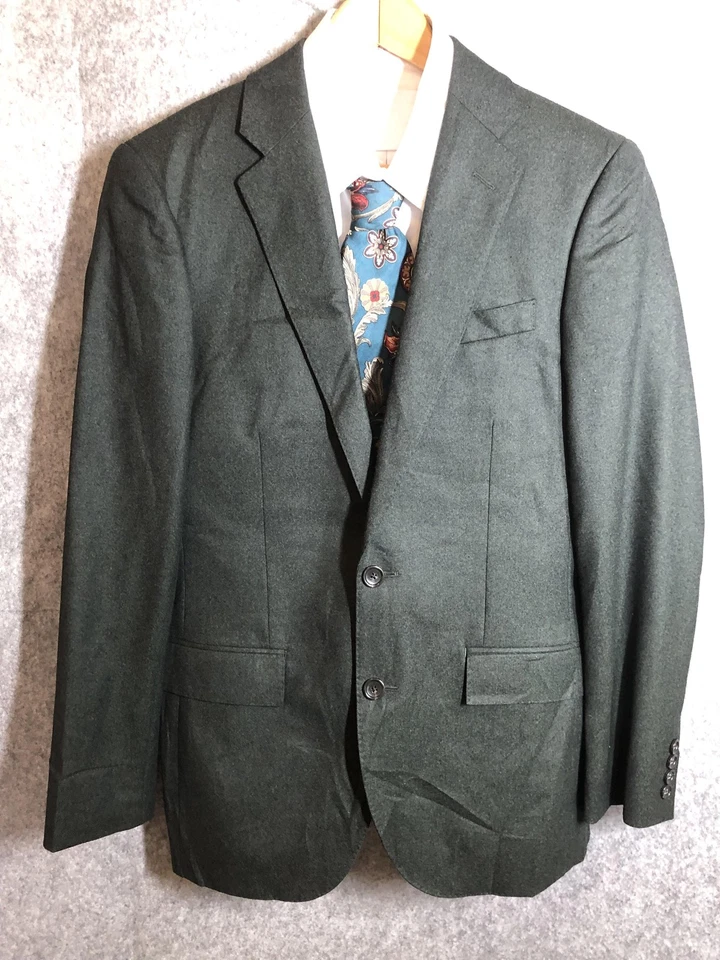 J экипажа Ладлоу Blazer мужской 36R зеленый супер 120s шерсти Slim Fit спортивное пальто - Изображение 3 из 4