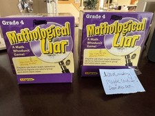 Edupress Mathological Liar, Grade 4 Lot of 2 games