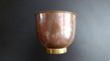 Art Deco Messing Beh&auml;lter Buchrucker 1940er / 50er
