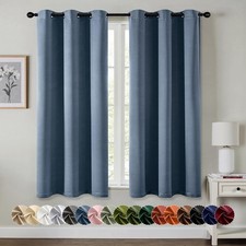 Blackout Curtains for Bedroom Living Room 2 Panels, Thermal Insulated Room