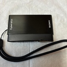 SONY Cyber-shot Black Compact Digital Camera Tested No English Menu Japan