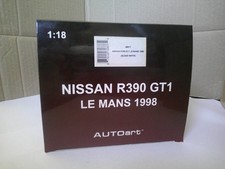 AUTOART NISSAN R390 GT1 LE MANS 1998 GLOSS WHITE NISMO 1/18 89877 Nissan Nismo A