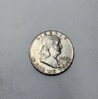 1960 d Ben Franklin Silver Half Dollar - 90% Silver Coin