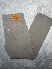 Levi’s 511 White Tab Chinos Slim Straight Fit 32W 30L Grey