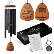 Memorial Wind Chimes for Loss of Father Sympathy Gift 32 - A Tribute to S
