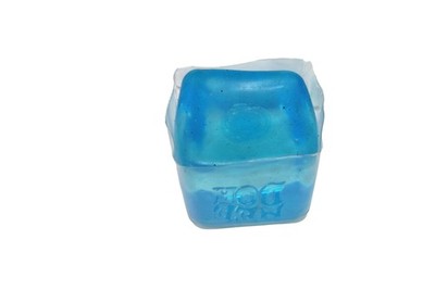 Nee Doh Nice Cube Stress Crunchy Sensory Fidget Toy Squishy Squeeze Blue