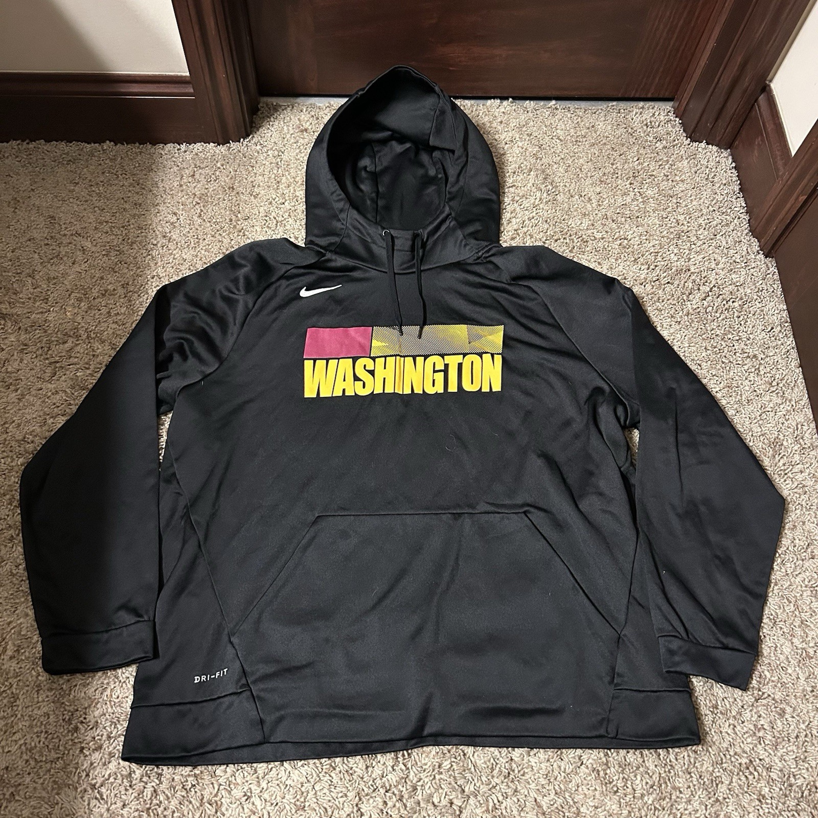 Team Issued Men’s Nike NFL Washington Commanders Dri-Fit Sweatshirt Hoodie 3XL