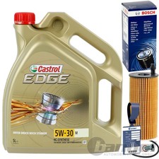 BOSCH ÖLFILTER F026407123+CASTROL 5W30 passend für BMW 3er E90 F30 X1 E84 5er