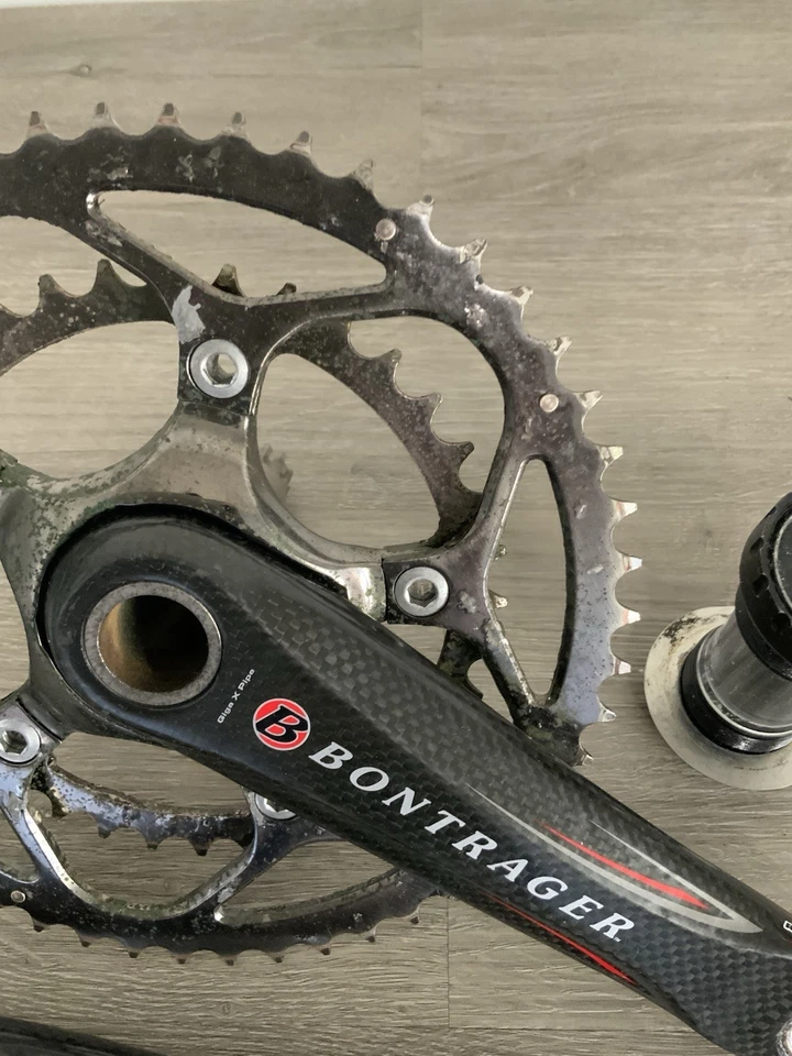 ШАТУНЫ BONTRAGER RACE X LITE ДВОЙНЫЕ 53-39 ЗУБ 175 ММ РЫЧАГИ С НИЖНИМ КРОНШТЕЙНОМ - Изображение 3 из 4