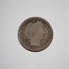 1899-P Barber Quarter Silver 25c AG / GOOD