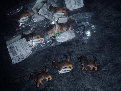 Schleich Schäferhund Welpe  16832  Postenkauf 9 Stück Secondhand ansehen!!