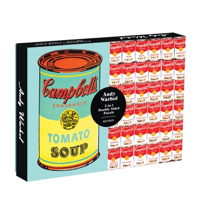 Andy Warhol Soup Can 2sided 500 Piece Puzzle - Image 4