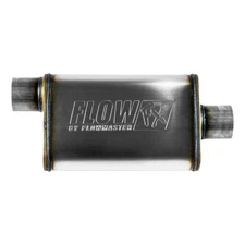 Flowmaster Universal FlowFX Series Stainless Steel 3.00 Offset In Oval Muffler