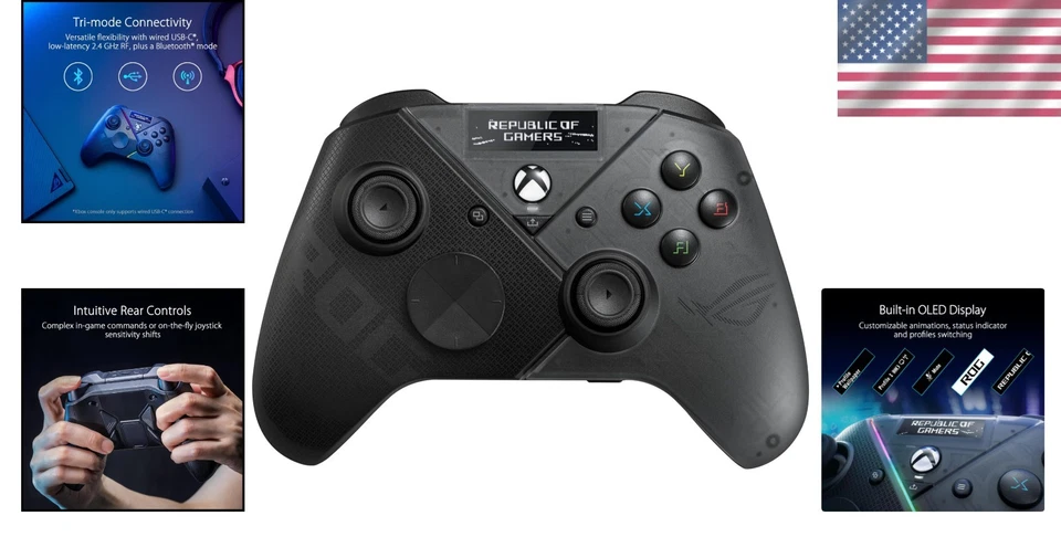 ROG Raikiri Pro Adjustable Joystick Sensitivity Controller - Image 2 of 4