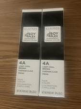 2 x Clairol Soy 4plex Creme Permanent Hair Color 4A Light Cool Brown