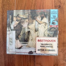 Beethoven Complete Piano Sonatas Artur Schnabel 8 CD Box Set Arkadia 78s Rare