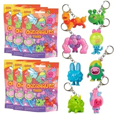 Organauts Tinies Collectible Character Keychain 6pk Series 1 Bags Surprise