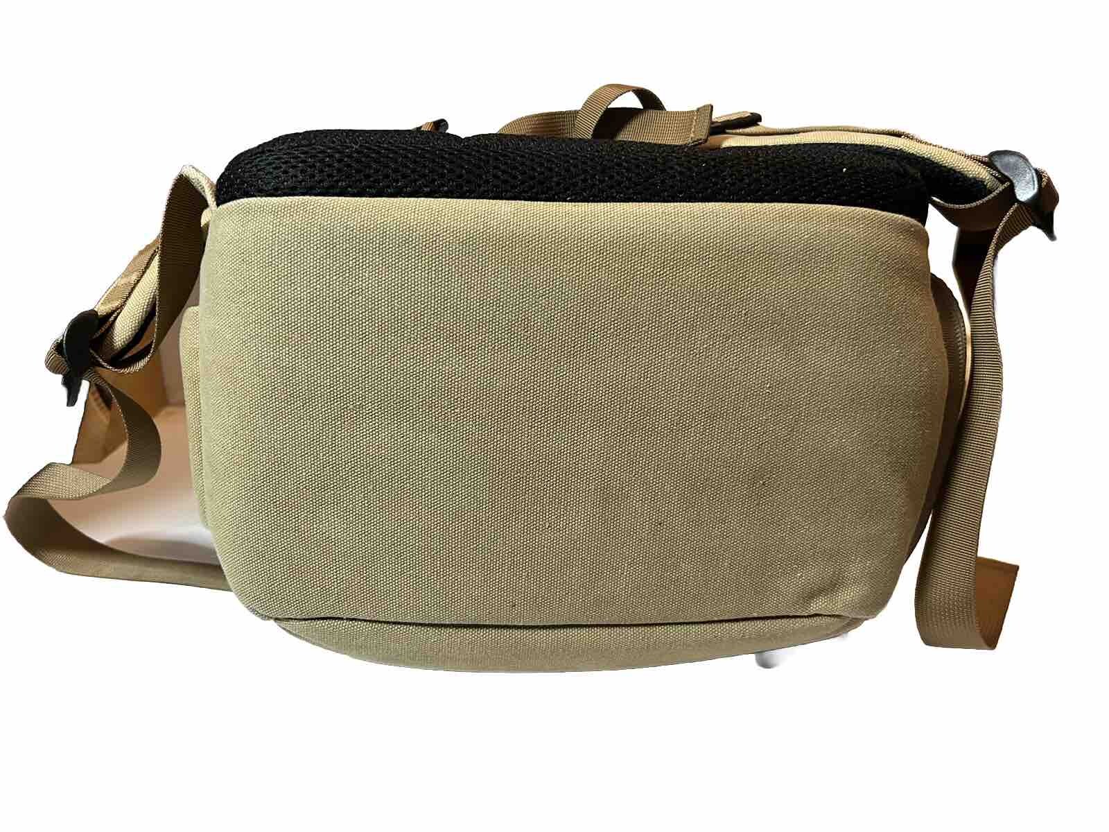 BAGSMART ANNISTON CAMERA BACKPACK TAN CANVAS MULTI POCKETS eBay