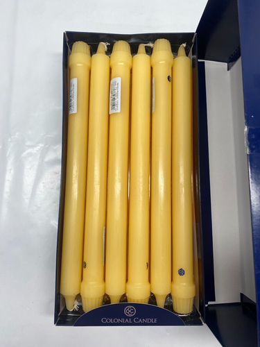 Colonial Candle 12" Classic Taper Candle - Limoncello - Picture 2 of 4