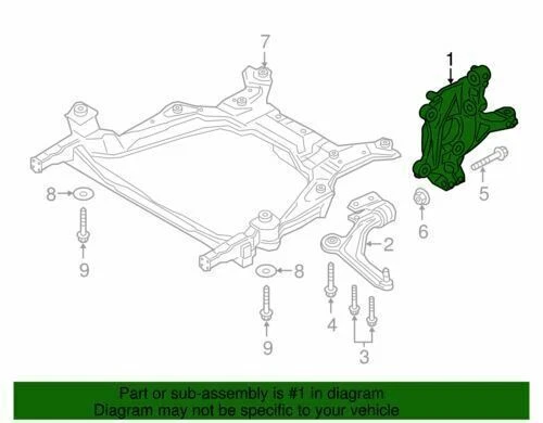 Nudillo de dirección delantera original Ford Lincoln Continental 2017-2020 E1GZ-3K185-A Foto 2 de 2