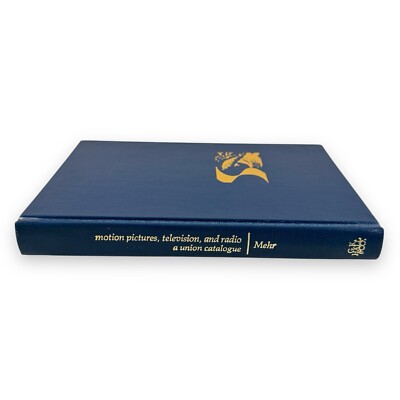 Motion Pictures Television and Radio - A Union Catalogue - Mehr (1977) Hardcover