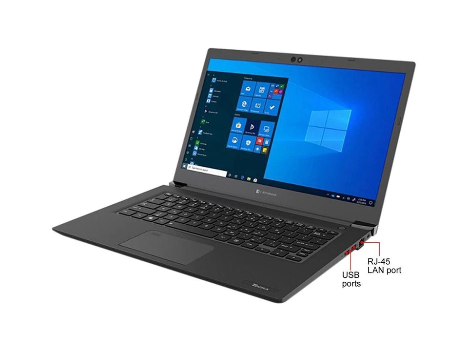 Portátil Toshiba Dynabook 14" Intel Celeron 5205U CPU 4GB RAM 128GB SSD Win 10 Pro Foto 2 de 4