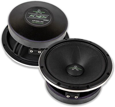 Pair Deaf Bonce AP-M61AC 6.5'' Mid Range Car Stereo Speakers 360W 4 Ohm Midrange